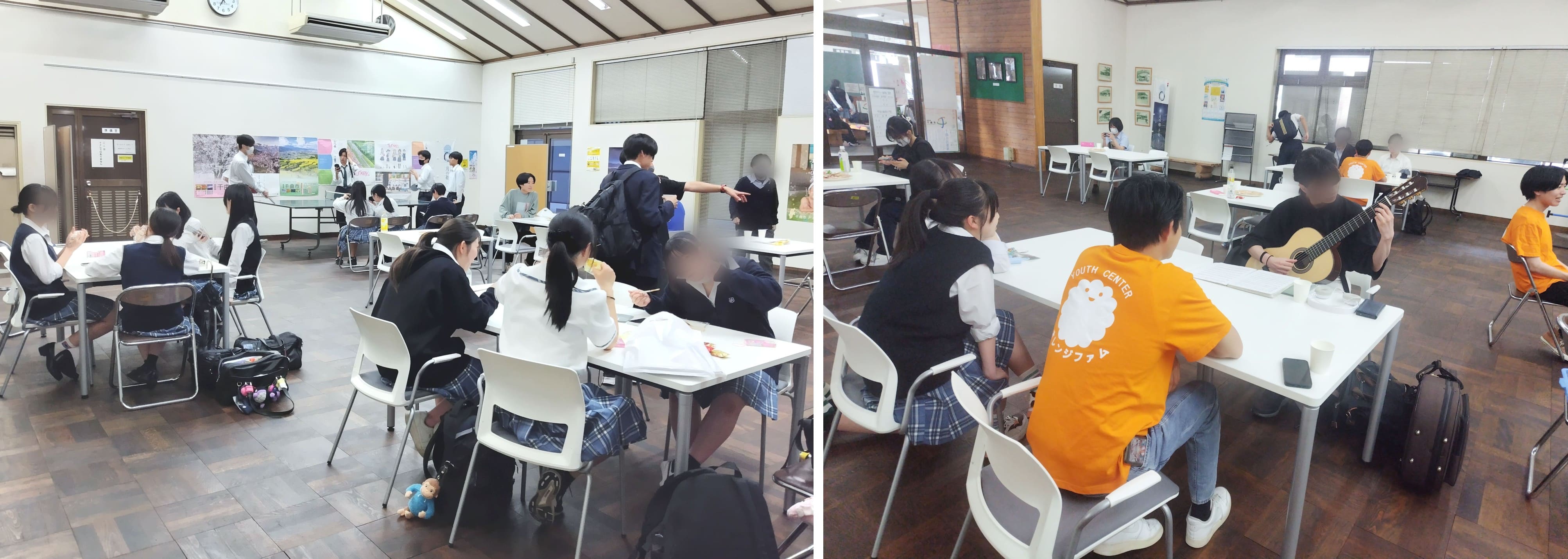 【駅ナカ居場所カフェ】　一般社団法人オレンジファム の様子