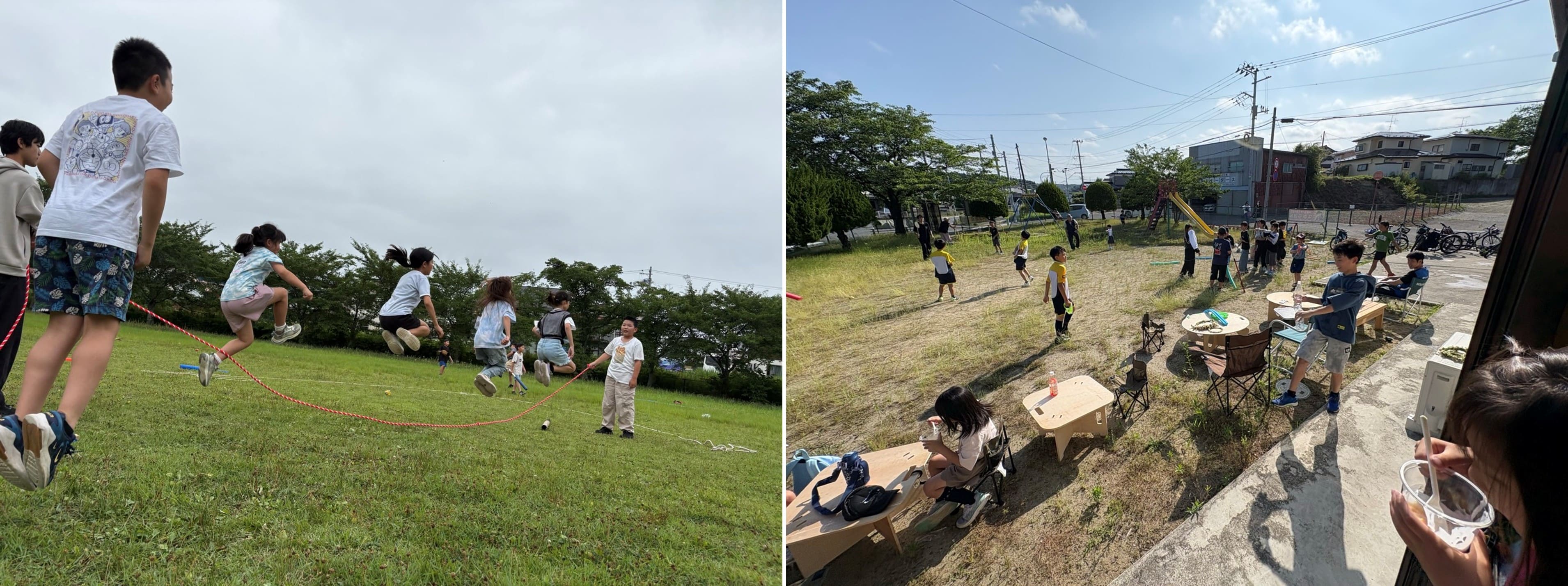 【とみやっこプレーパーク】　特定非営利活動法人ふうどばんく東北AGAIN の様子