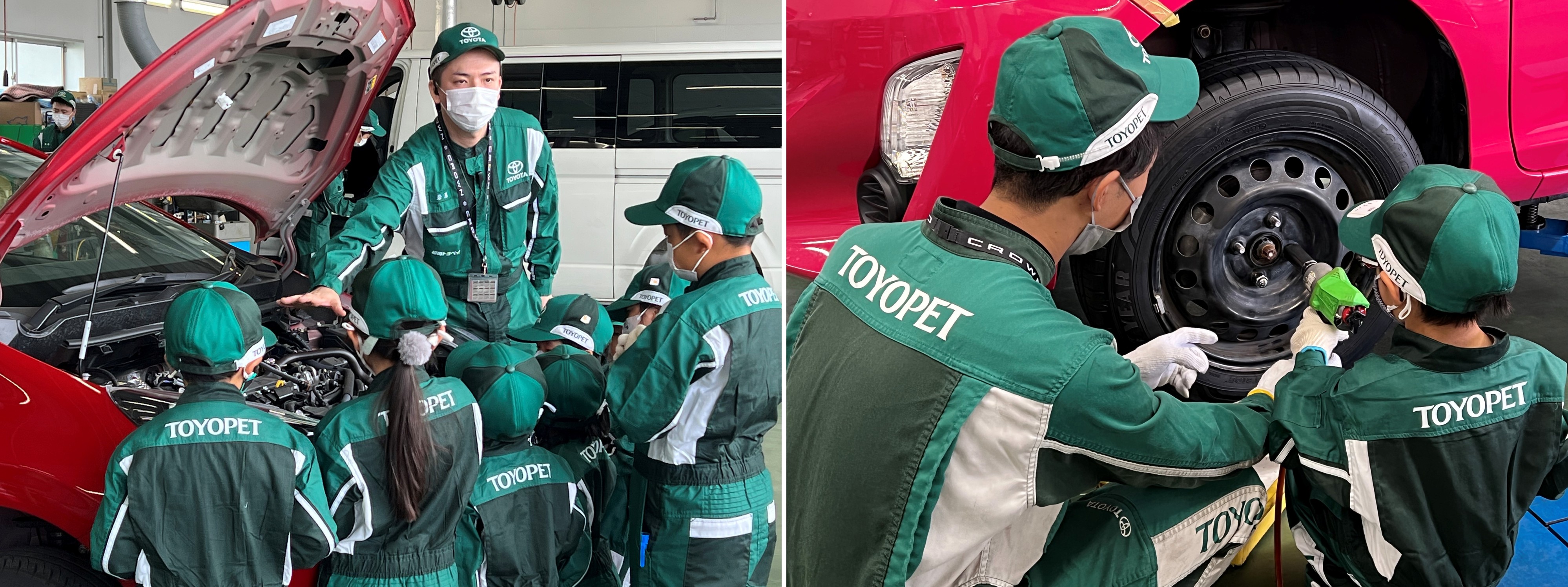 【キッズエンジニア体験教室】　福岡トヨペット　活動の様子