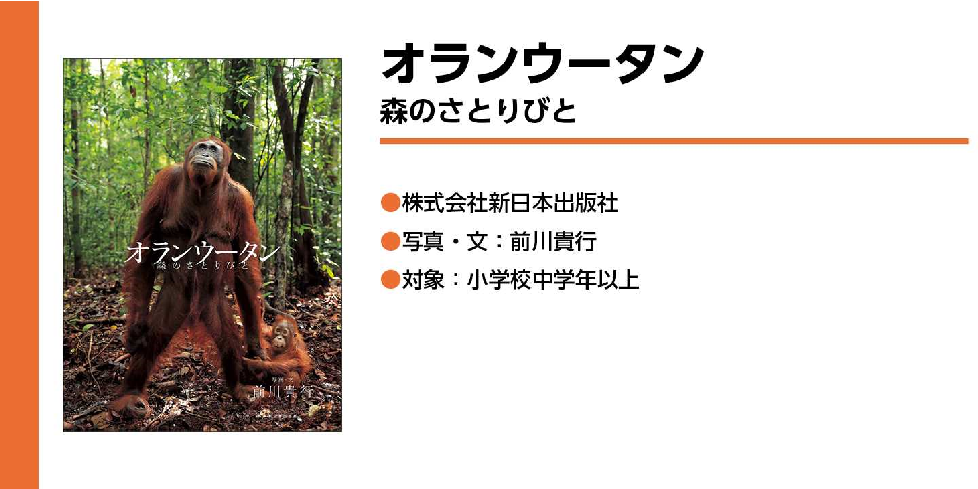オランウータン森のさとりびと