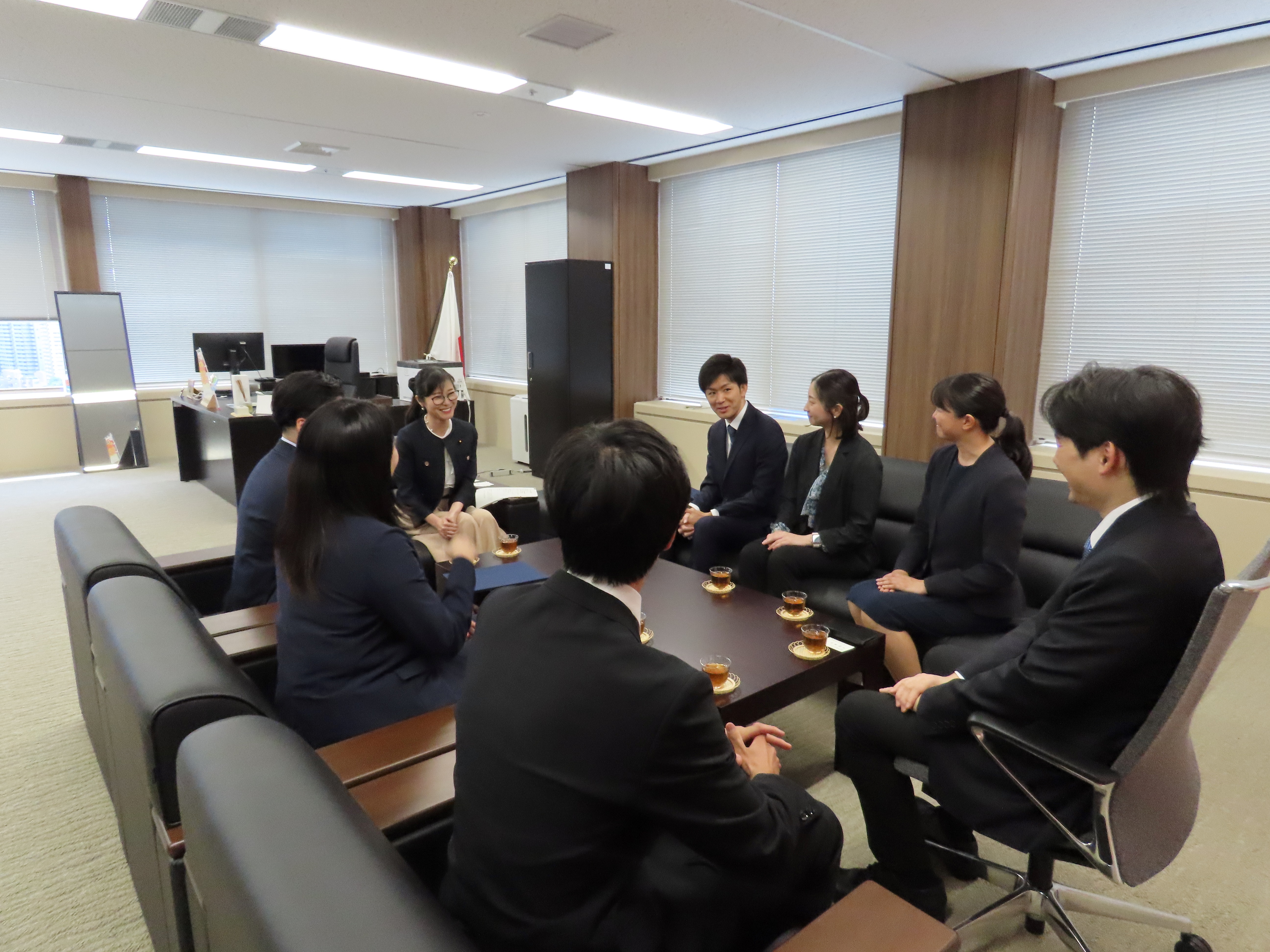 2024年8月27日　G7/G20 Youth Japanによる加藤鮎子大臣表敬訪問の様子