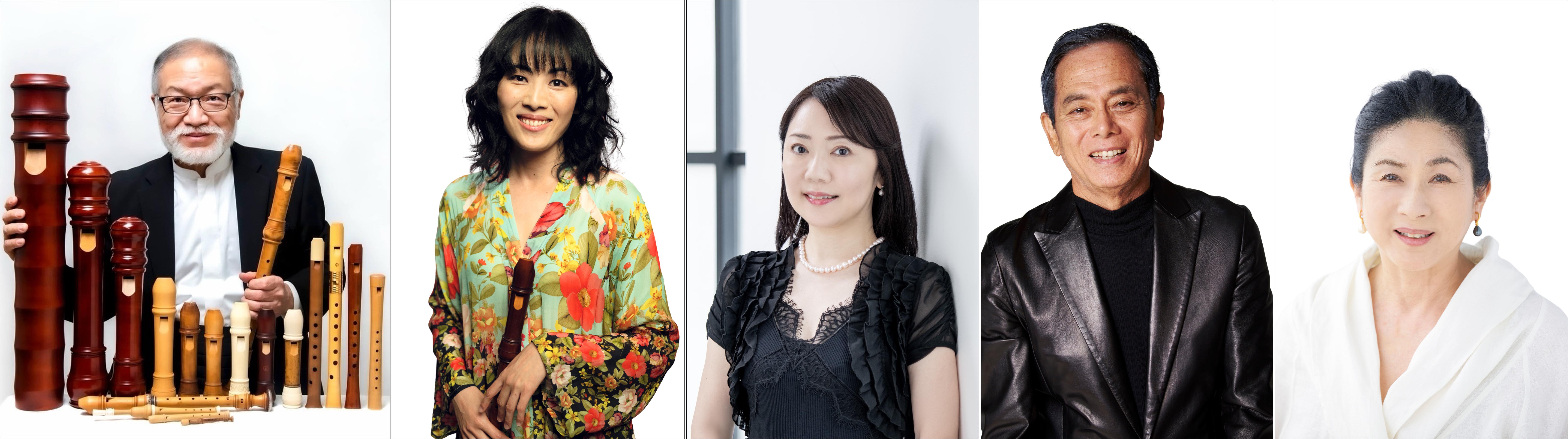 吉澤 実さん、柴本 幸さん、及川れいねさん、柴 俊夫さん、真野響子さん、それぞれの写真