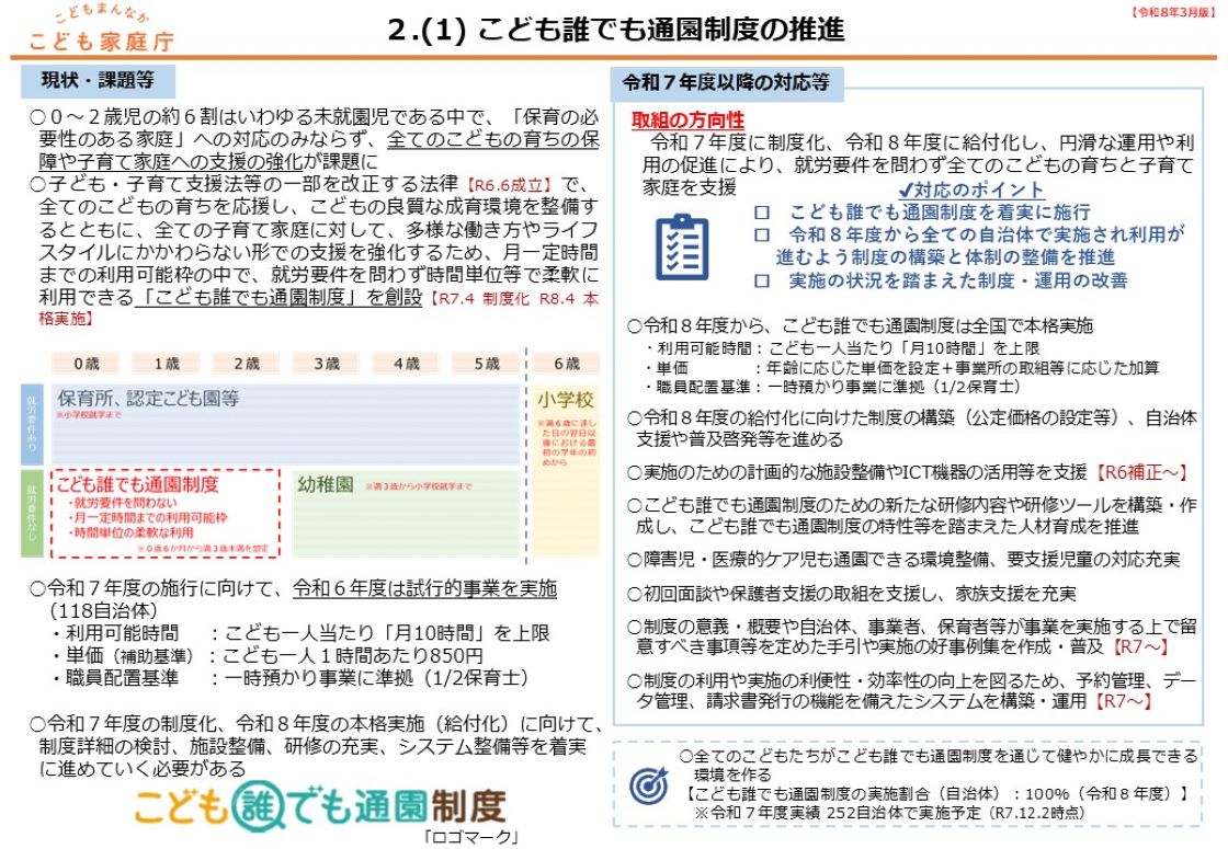 1.（3） 保育の質の確保・向上、安全性の確保：安全性の確保