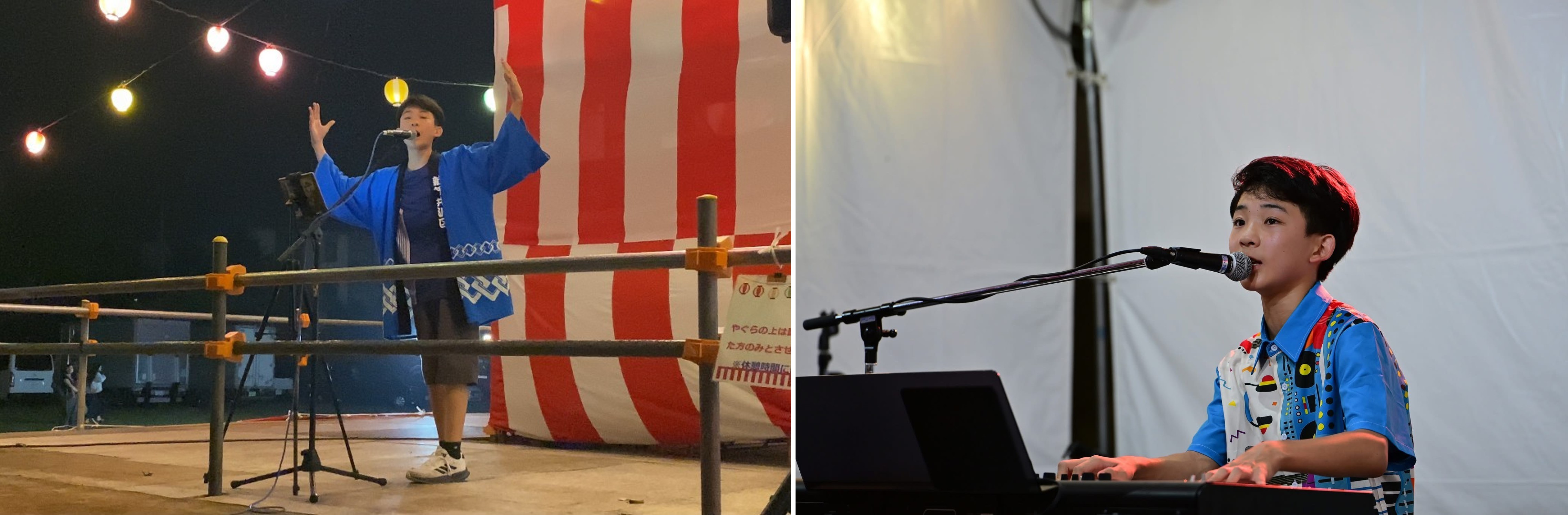 【人の心の薬になれるシンガーソングライターになりたい】大祈さんの演奏の様子