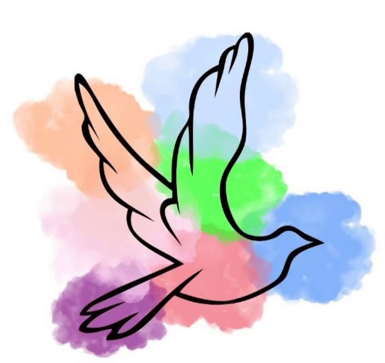 【ぬいぐるみ病院】 虹の鳥(とやま社会的処方プロジェクト) のロゴ